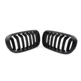 Bmw X5 F15 2013-2018 - Matte Black Front Grill - Solid Slat