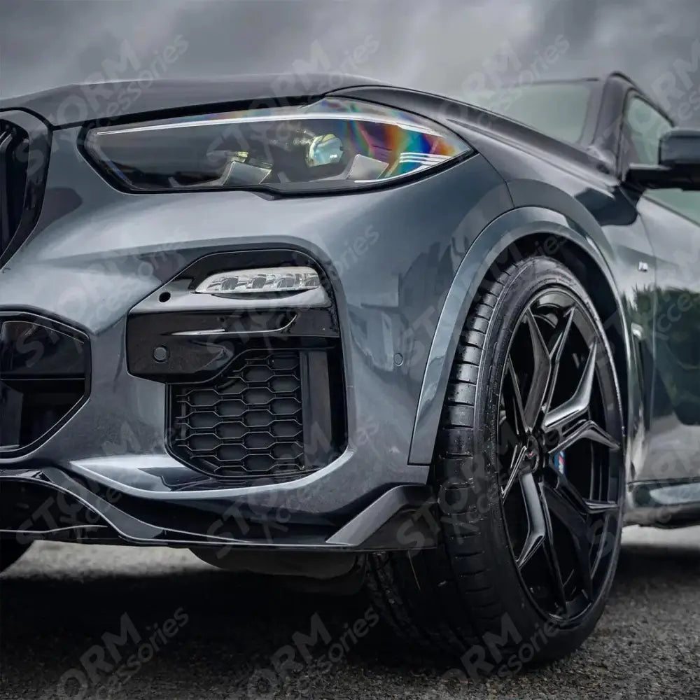 Bmw X5 G05 2018-2022 - Black Knight Aero Kit Full - With Grill & Mirror Caps