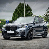Bmw X5 G05 2018-2022 - Black Knight Aero Kit Full - With Grill & Mirror Caps