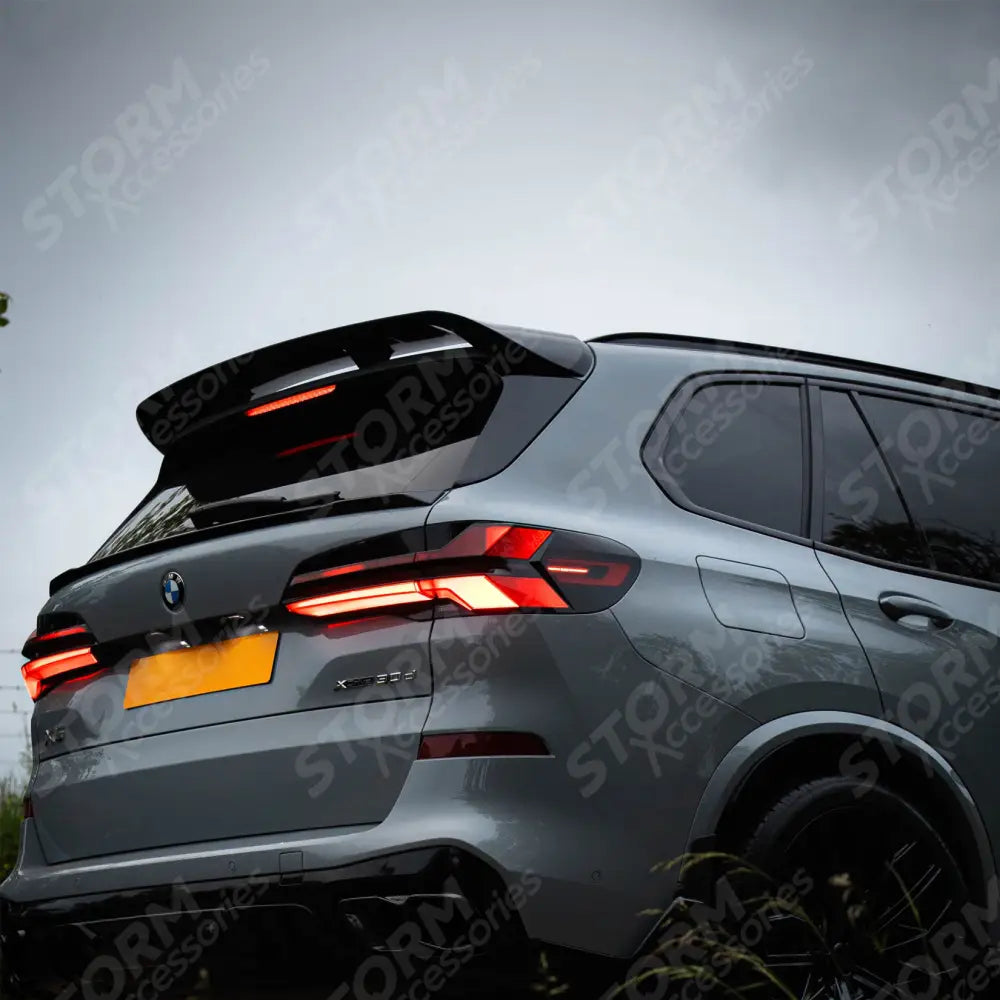 BMW X5 G05 2018 On Mid Spoiler In Gloss Black