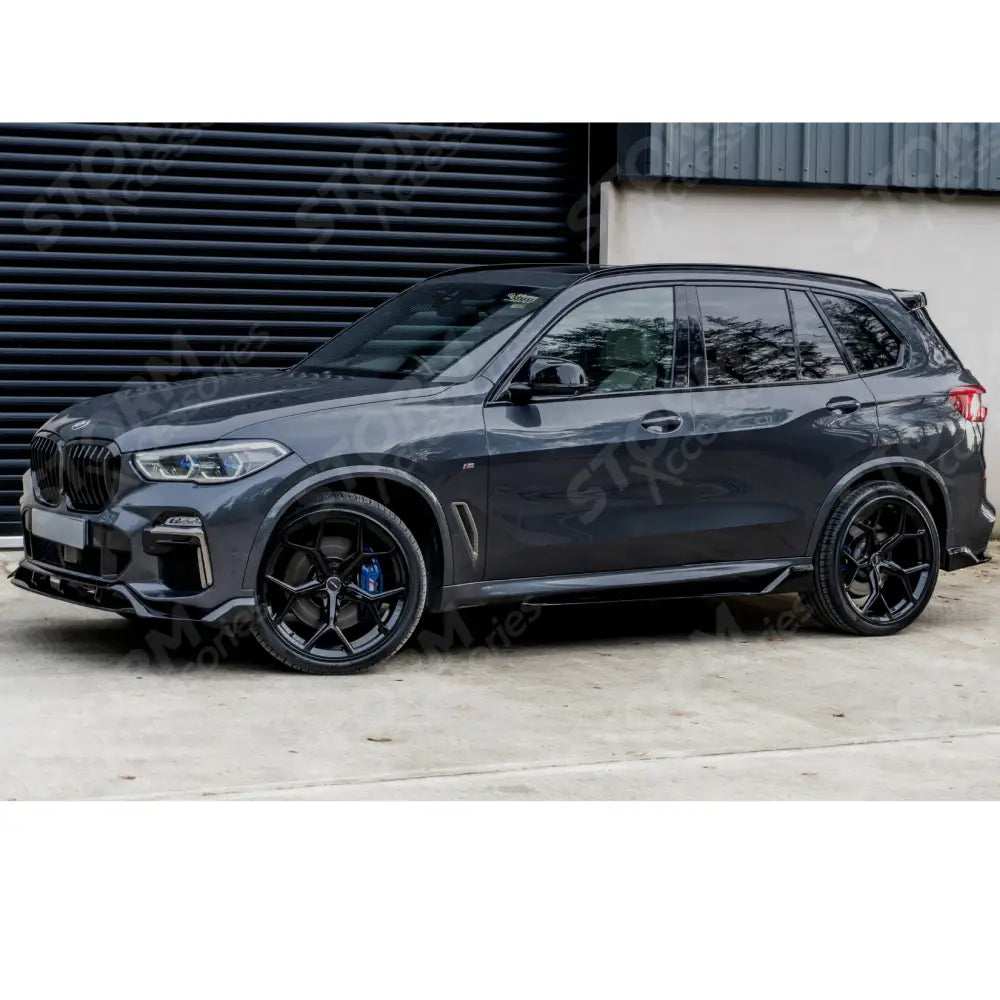 Bmw X5 G05 2018+ - Side Skirt Splitters In Gloss Black - Black Knight