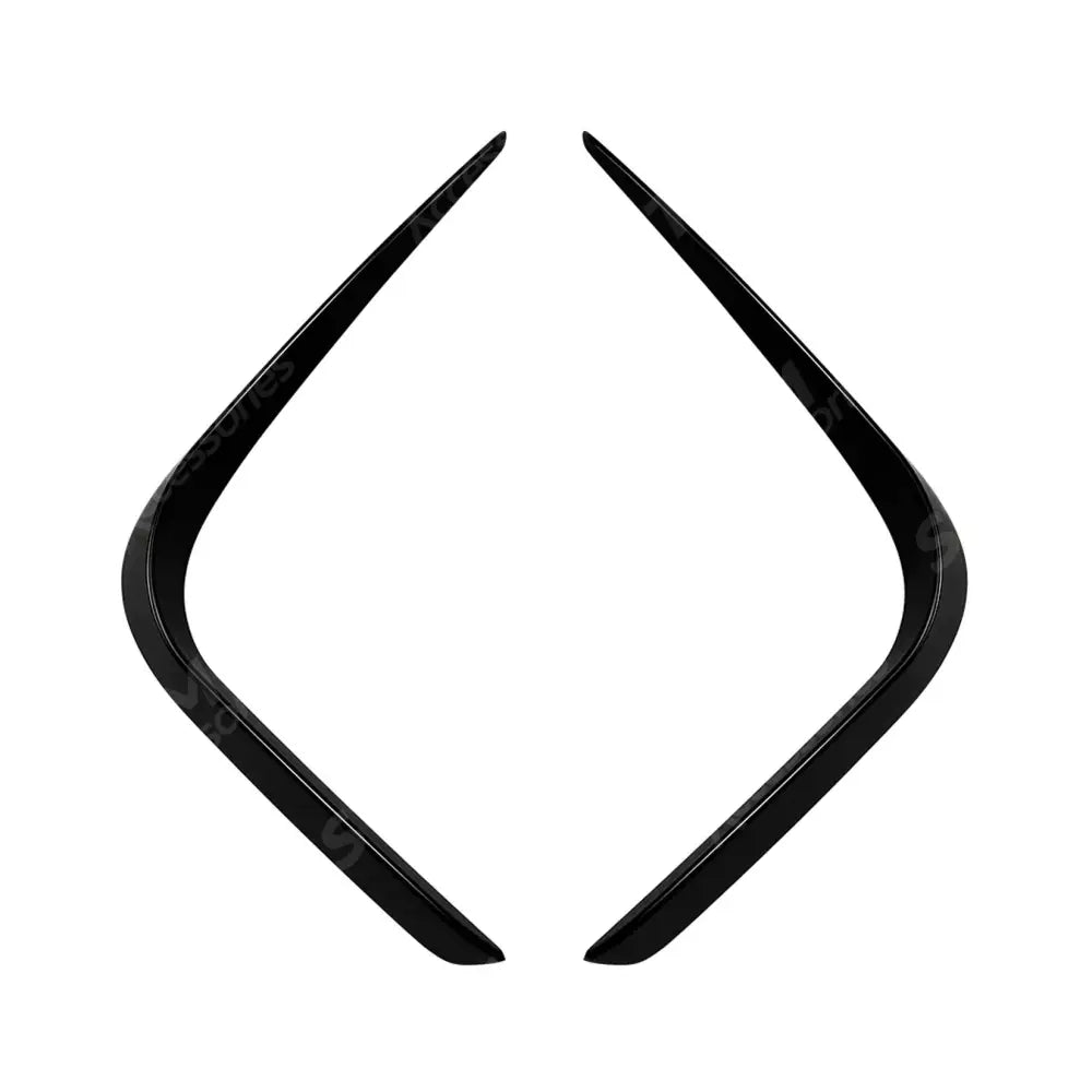 BMW X5 G05 (PRE LCI) M Sport 2019-2022 Front Bumper Canards In Gloss Black