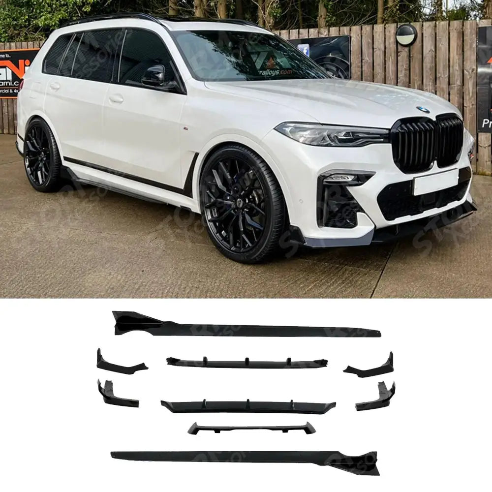 Bmw X7 G07 2018 On Black Knight Aero Body Kit - In Gloss Black