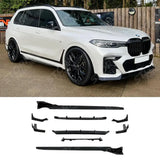 Bmw X7 G07 2018 On Black Knight Aero Body Kit - In Gloss Black