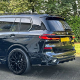 BMW X7 G07 LCI 2023+ Rear Diffuser In Gloss Black