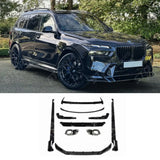 BMW X7 G07 LCI M Sport 2023+ Aero Kit In Gloss Black