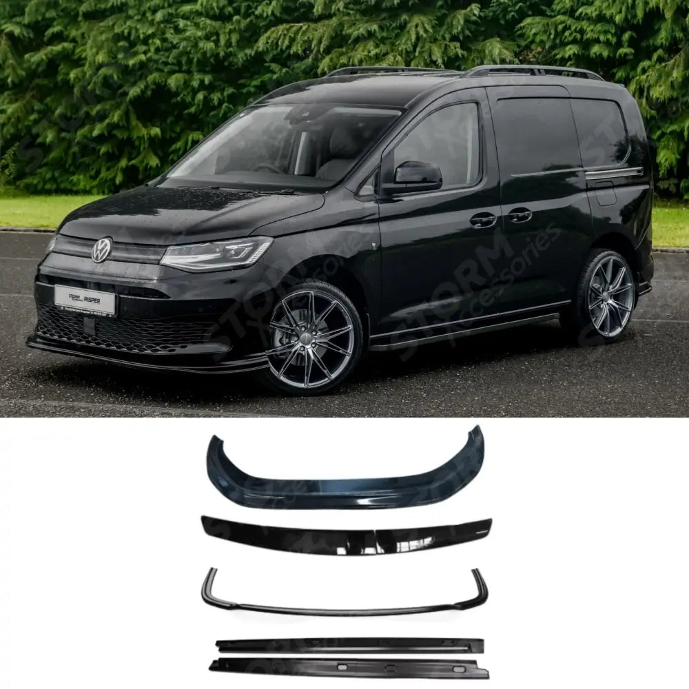 Body Kit In Gloss Black For Volkswagen Caddy MK5 2021+
