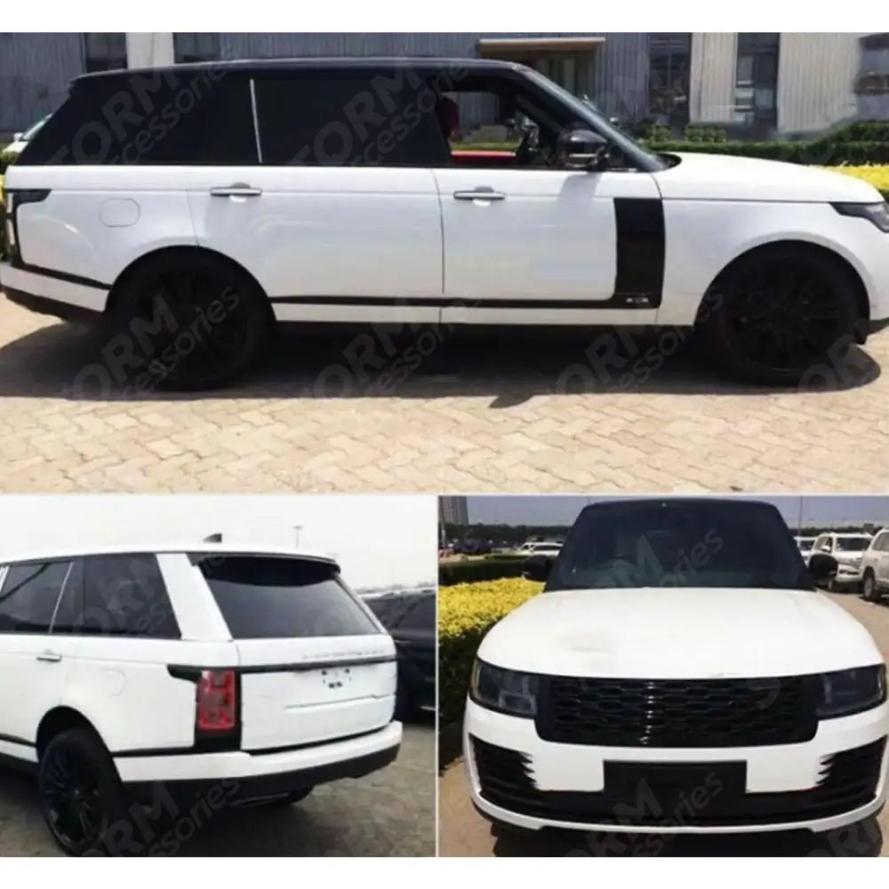 Body Kit Trim Set Grille And Trims Black For Range Rover Vogue 2018 - 2022 - L405