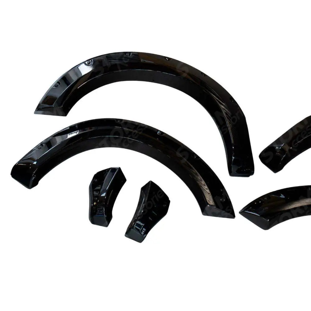 Bolt on Wheel Arches With or Without Sensors In Gloss Black For Ford Ranger T9 Wildtrak 2022 on