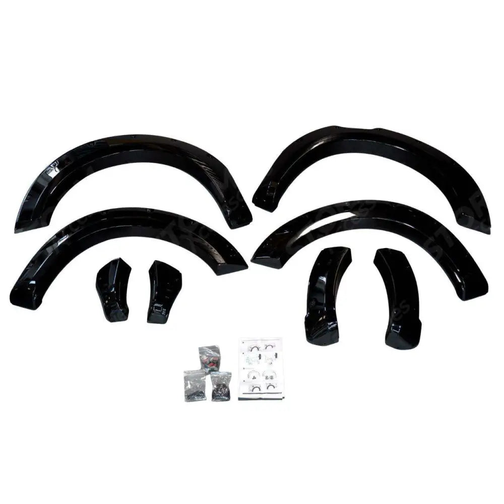 Bolt on Wheel Arches With or Without Sensors In Gloss Black For Ford Ranger T9 Wildtrak 2022 on