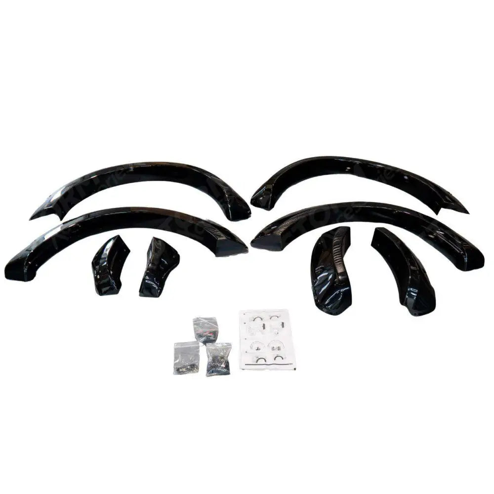 Bolt on Wheel Arches With or Without Sensors In Gloss Black For Ford Ranger T9 Wildtrak 2022 on