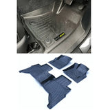 Cab 3d Tailored Mud Mats Manual Black Mudblock For Toyota Hilux 2016 - 2021