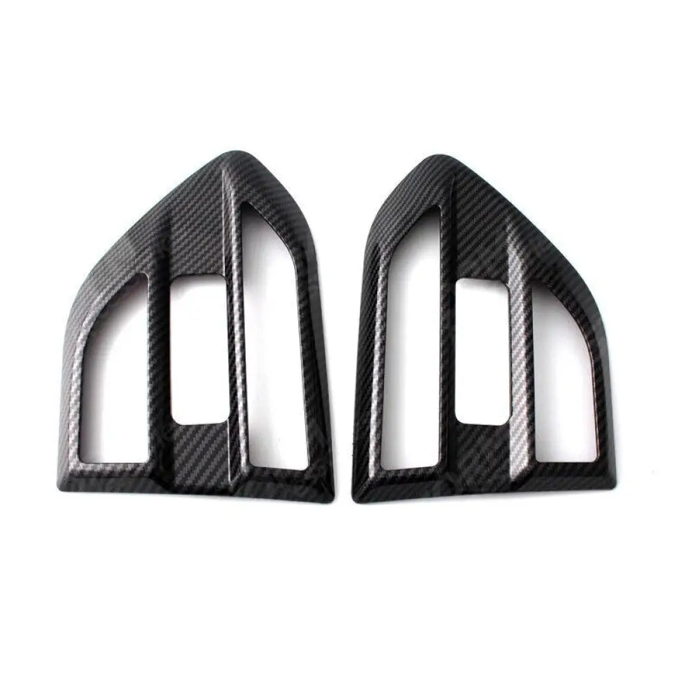 Carbon Style Side Vent Covers Pair For Ford Ranger T6 2016 On