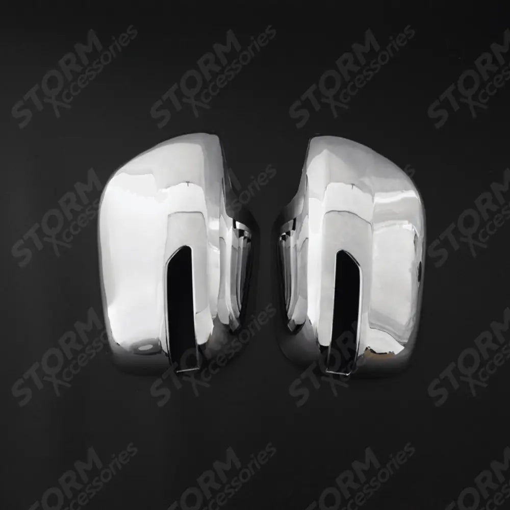 Chrome Door Mirror Covers Pair For Toyota Landcruiser Lc150 Swb 2018 On