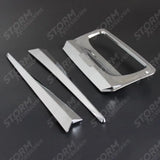 Chrome For Ford Ranger T6 2012-2022- Rear Tailgate Door Handle Surround Trim Cover