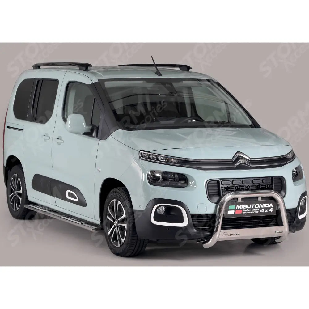 Citroen Berlingo 2018 On - Misutonida Stainless Steel Front A-bar - 63mm
