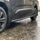 Citroen Berlingo 2018 On - Side Bars - Angular - Swb - 60mm - Black