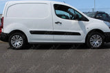 Citroen Berlingo - Peugeot Partner - 2008-2018 Black Side Bars - Angular - Short Wheel Base - 60mm
