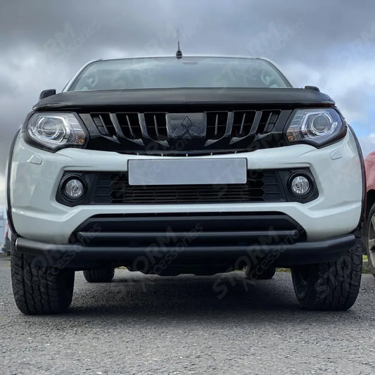 City Spoiler Bar Black For Mitsubishi L200 Series 5 - Fiat Fullback Powder Coat Double Deck 2015 On
