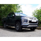 City Spoiler Bar Single Deck Black For Mitsubishi L200 Series 6 2019 On