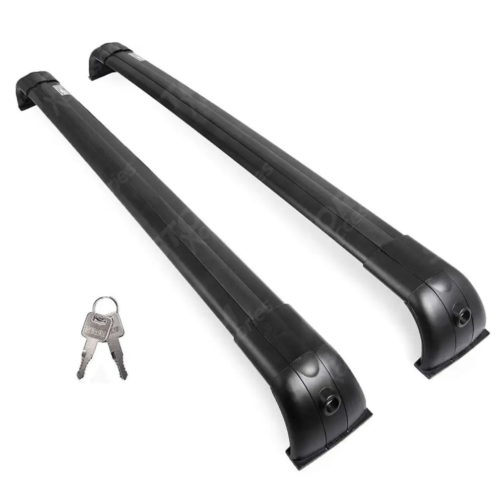 Cross Bars Black Pair For Land Rover Discovery 3 / 4 STX Style