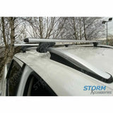 Cross Bars - Crossbars - Roof Rails - Universal Fit - 135 Cm - Silver