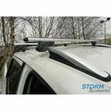 Cross Bars - Crossbars - Roof Rails - Universal Fit - 135 Cm - Silver