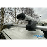 Cross Bars - Crossbars - Roof Rails - Universal Fit - 135 Cm - Silver