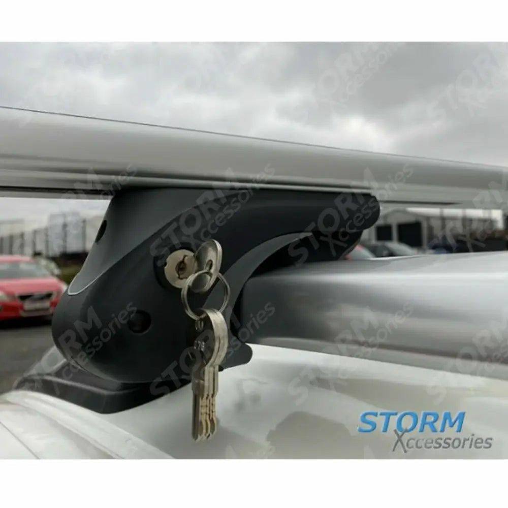 Cross Bars - Crossbars - Roof Rails - Universal Fit - 135 Cm - Silver
