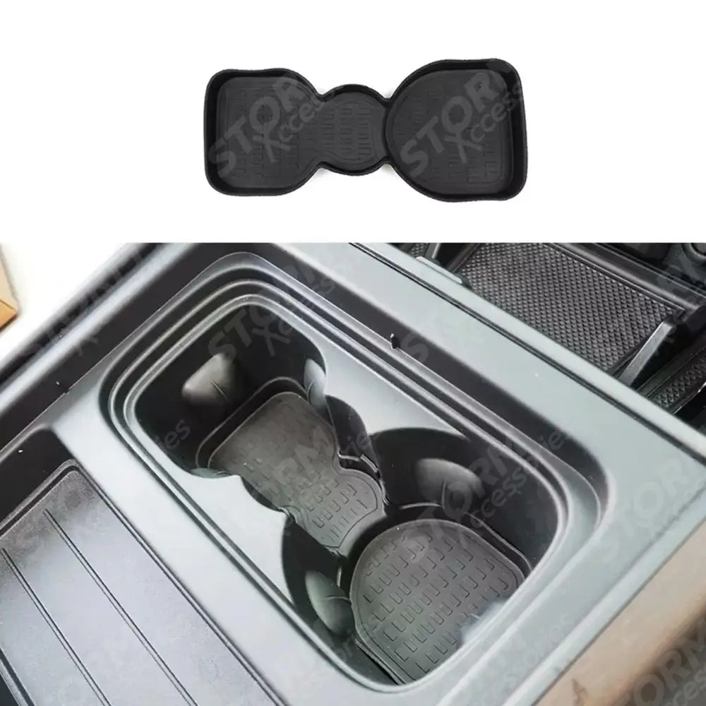 Cup Holder Anti Slip Insert Mat For Land Rover Defender L663 90 / 110 / 130 2020 - 2021