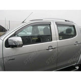 Double Cab Egr Quad Wind Deflectors External Fit For Isuzu D-max 2012 On