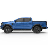Double Cab EGR Wheel Arch Kit Smooth Matt Black Finish 6 Pcs For Ford Ranger 2023 On