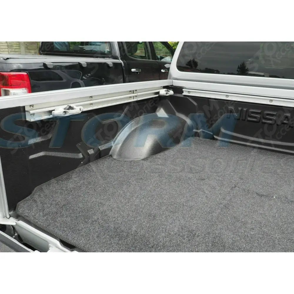Double Cab Load Bed Carpet Mat Black For Nissan Navara Np300 2016 On