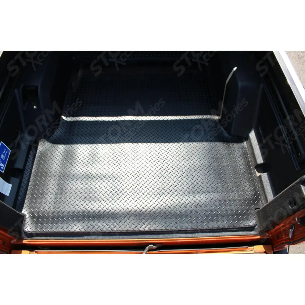 Double Cab Load Bed Rubber Mat Black For Ford Ranger T6 2012-2019