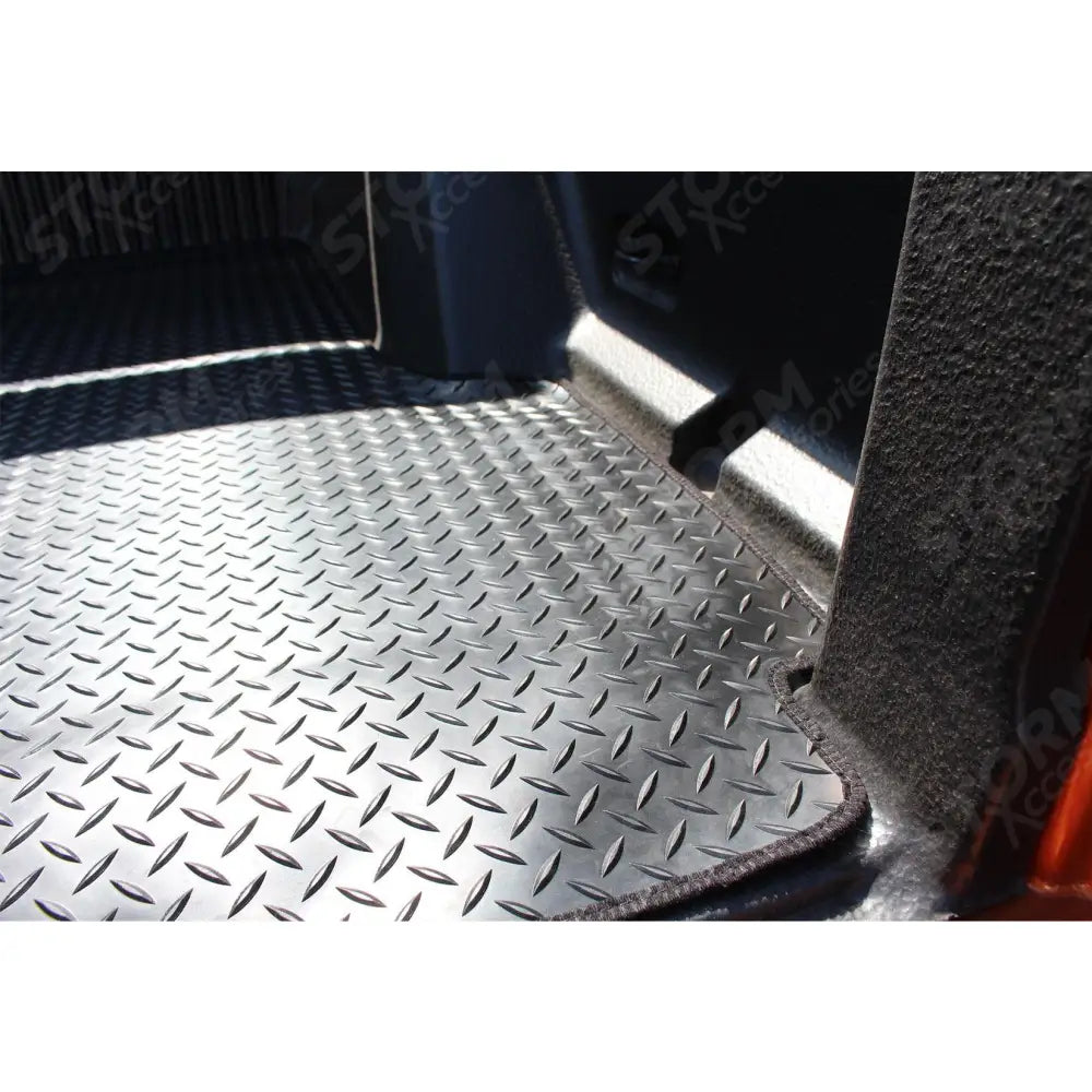 Double Cab Load Bed Rubber Mat Black For Ford Ranger T6 2012-2019