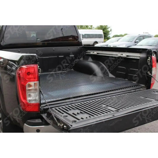 Double Cab Load Bed Rubber Mat Black For Nissan Navara Np300 2016 On
