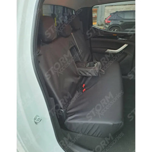 Double Cab Rear Seat Covers Black For Maxus T90 2021+