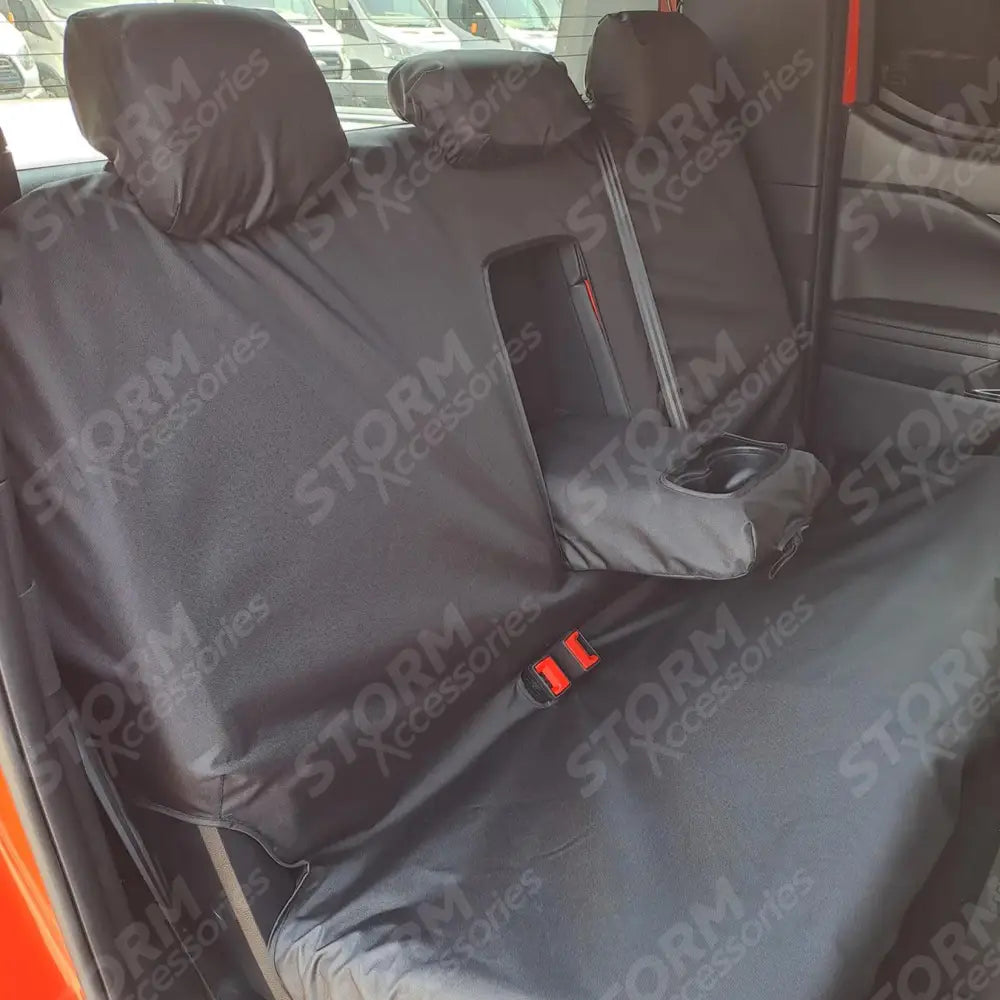 Double Cab Rear Seat Covers In Black For Ford Ranger T9 2023+