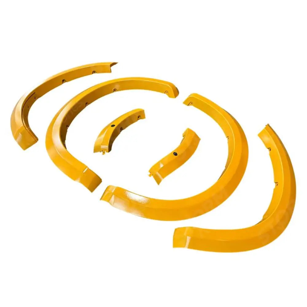 Double Cab STX V2 Wheel Arch Kit 6 PCS Painted For Ford Ranger Wildtrak 2023 On Cyber Orange