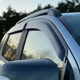 Double Cab Wind Deflectors External Fit D004 For Ford Ranger T6 2012-2022