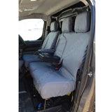 Driver And Front Double Passenger Seat Covers Grey For Peugeot Expert 2016 On