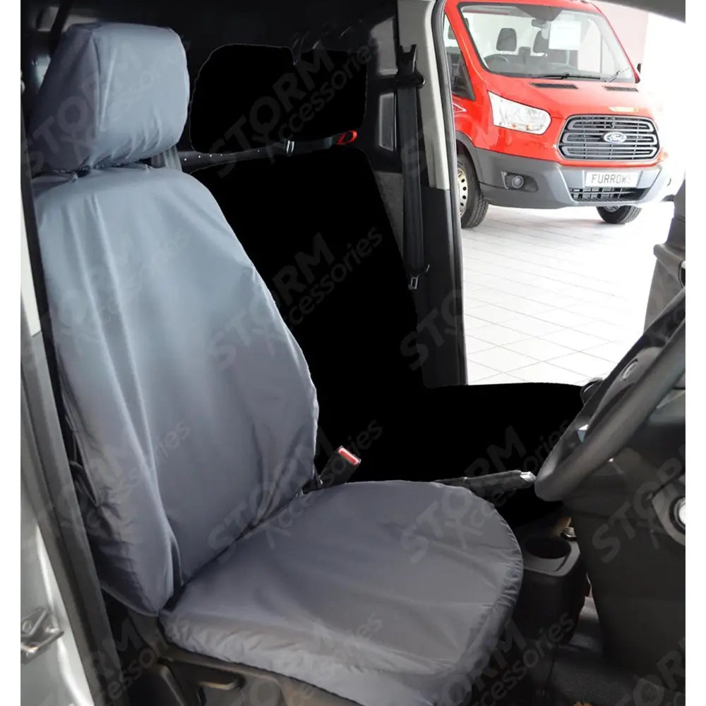Driver's Seat Cover Grey For Ford Transit Connect Van 2014-2018