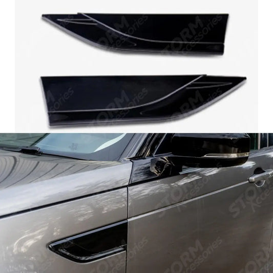 Dynamic Side Vent Covers Grilles Black For Land Rover Discovery 5 2017 On