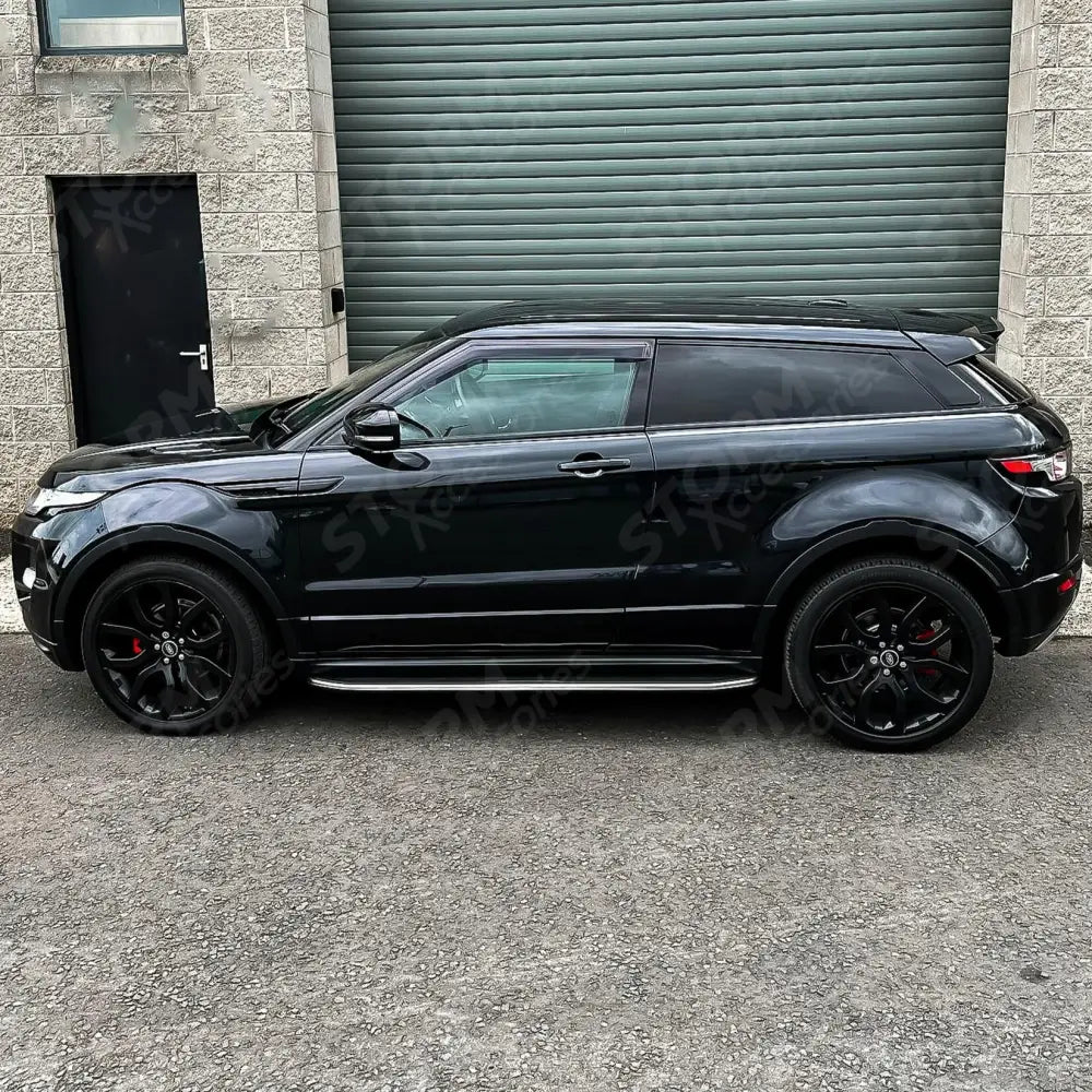 Dynamic STX Style Running Boards Side Steps Pair For Range Rover Evoque L538 - 2011 - 2019