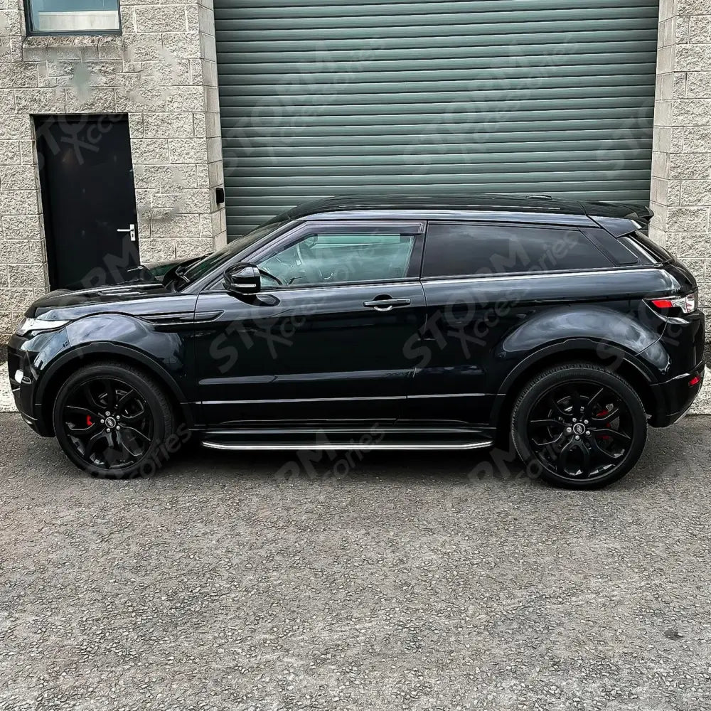 Dynamic STX Style Running Boards Side Steps Pair For Range Rover Evoque L538 - 2011 - 2019
