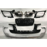 Dynamic Upgrade Kit Side Vents Bumper Trims Black Silver For Range Rover Velar 2017 On - L560