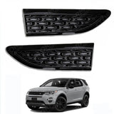 Dynamic Upgrade Side Vent Grilles Covers Black For Land Rover Discovery Sport