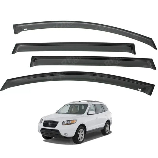 EGR 4-PCS Wind Deflectors External Fit For Hyundai Santa FE 2006-2012