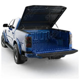 Egr Aluminium Tonneau Cover Black Finish For Ford Ranger 2023 On Double Cab