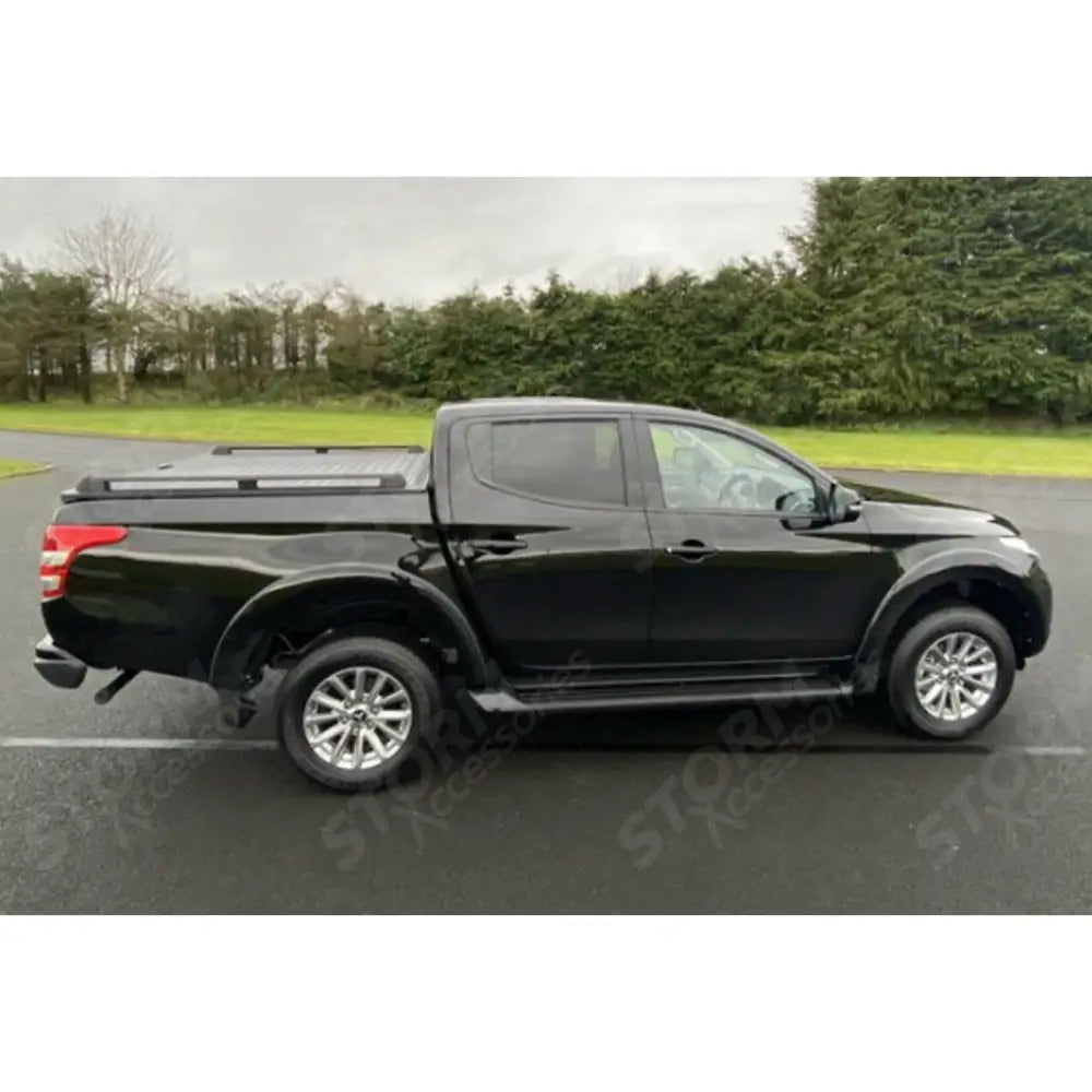 Egr Aluminium Tonneau Cover Black Finish For Mitsubishi L200 Series 5 - 6 - Fiat Fullback D-cab 2016 On
